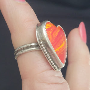 Rosarita Heart Ring- Size 7