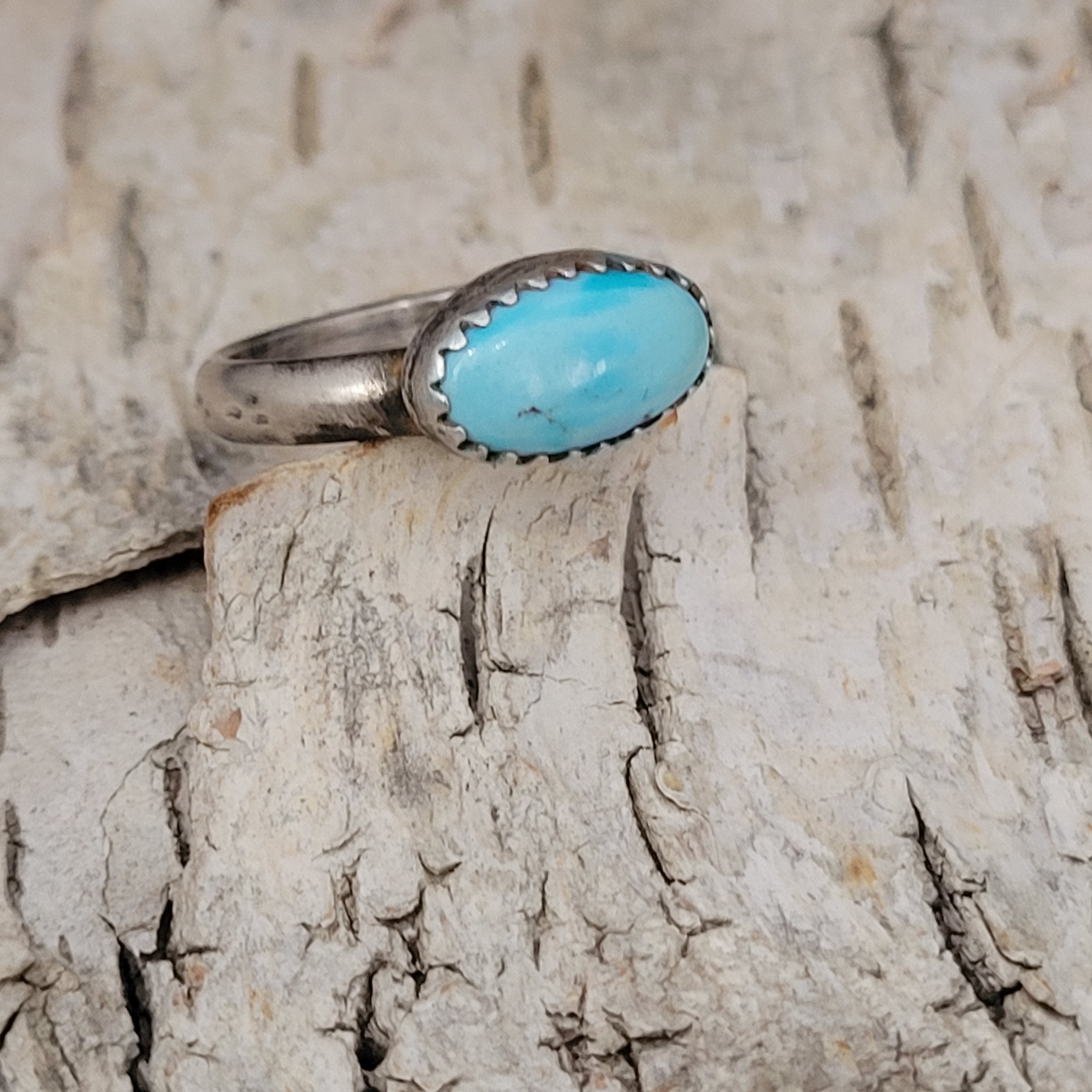 Desert Lavender Turquoise Ring- Size 5