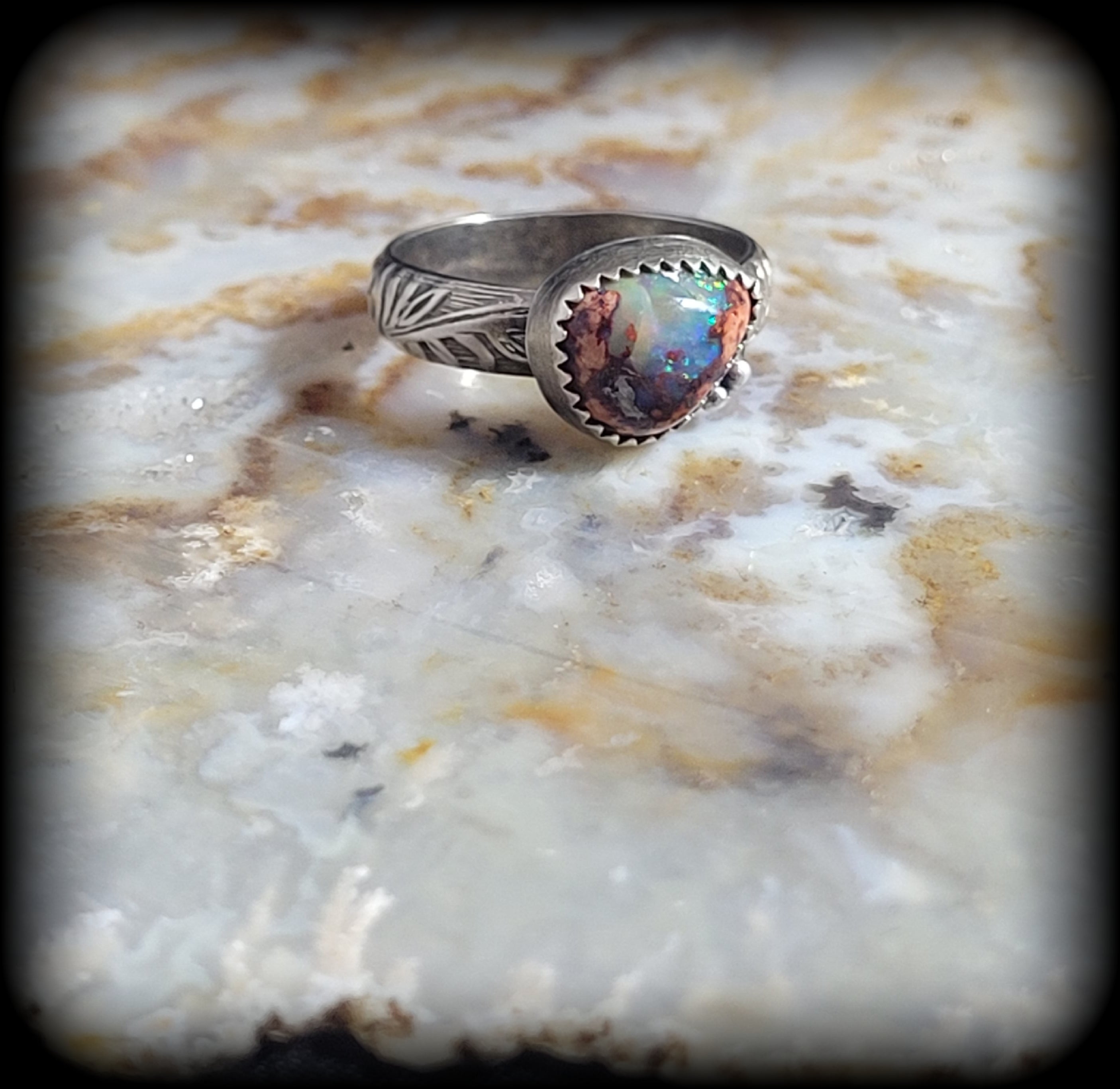 Matrix Opal Ring- Size 6