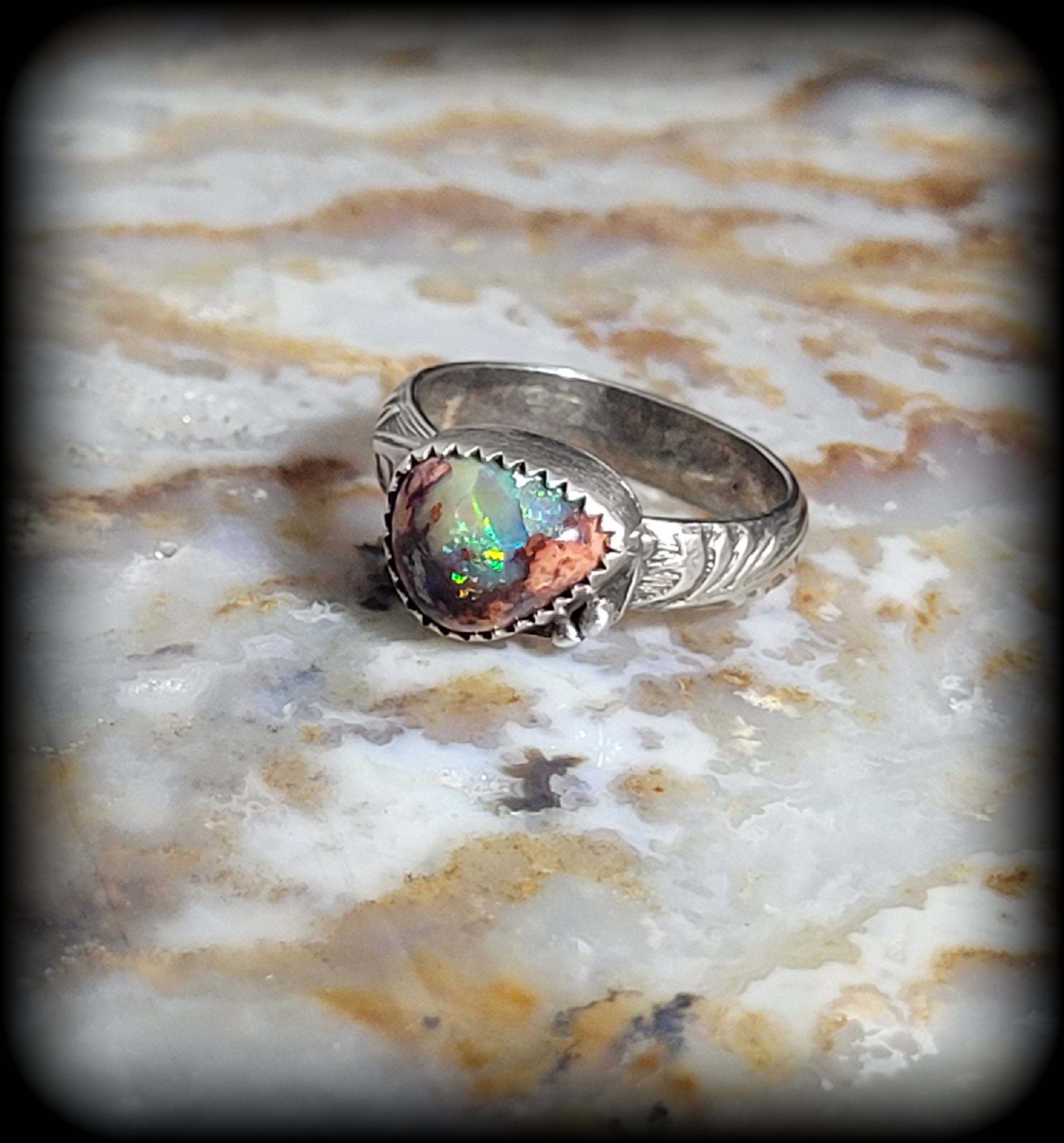 Matrix Opal Ring- Size 6