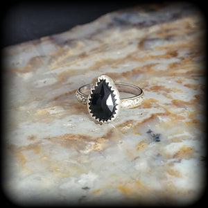 Black Onyx Ring- Size 6