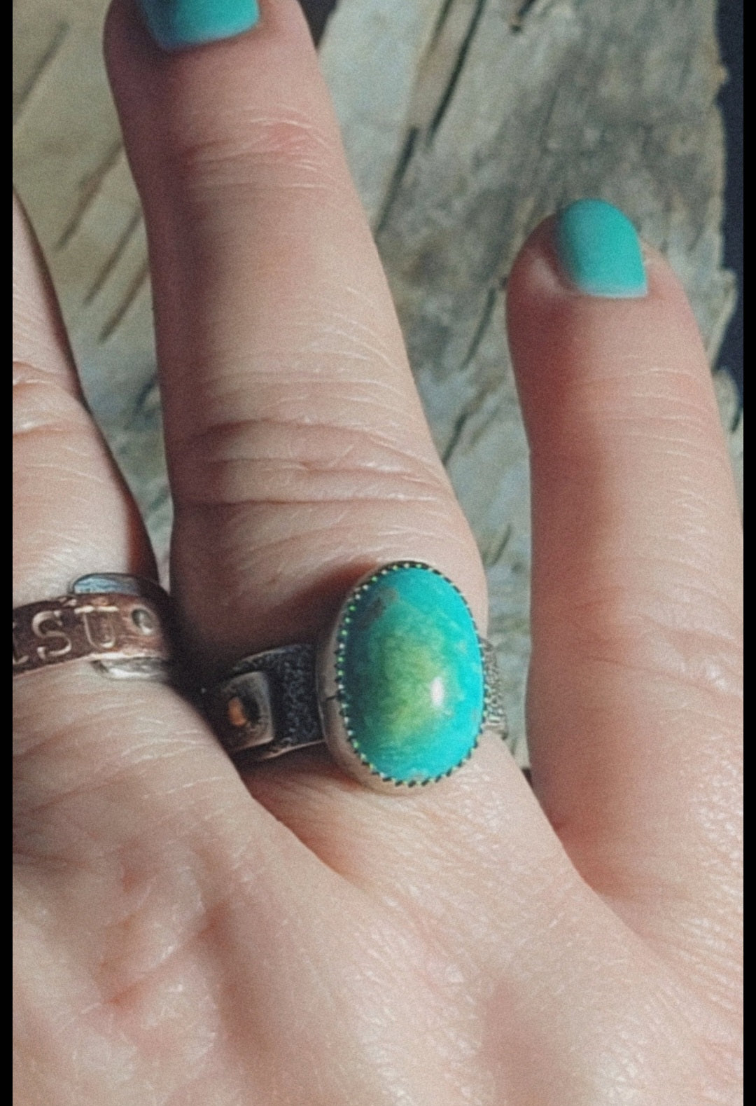 Stone Mt. Turquoise Ring Size 10