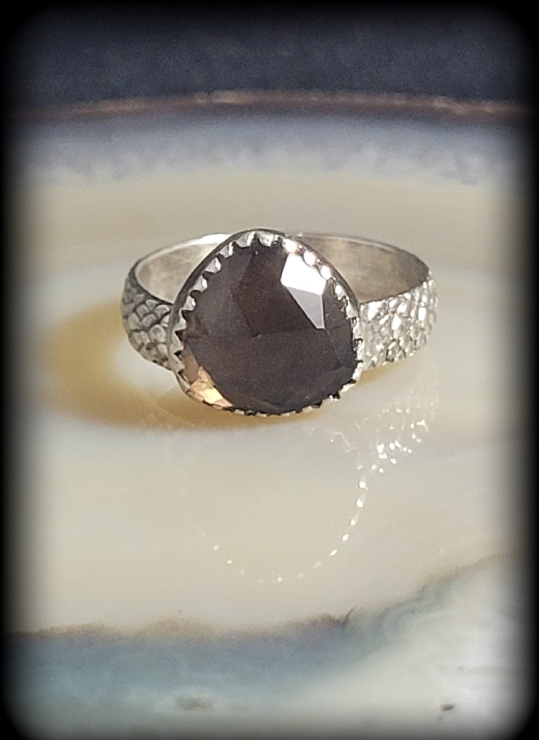 Smokey Quartz Ring Size 6