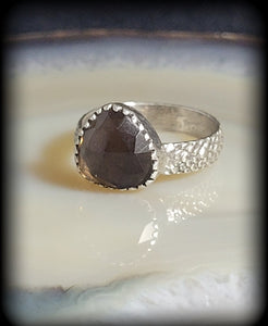 Smokey Quartz Ring Size 6