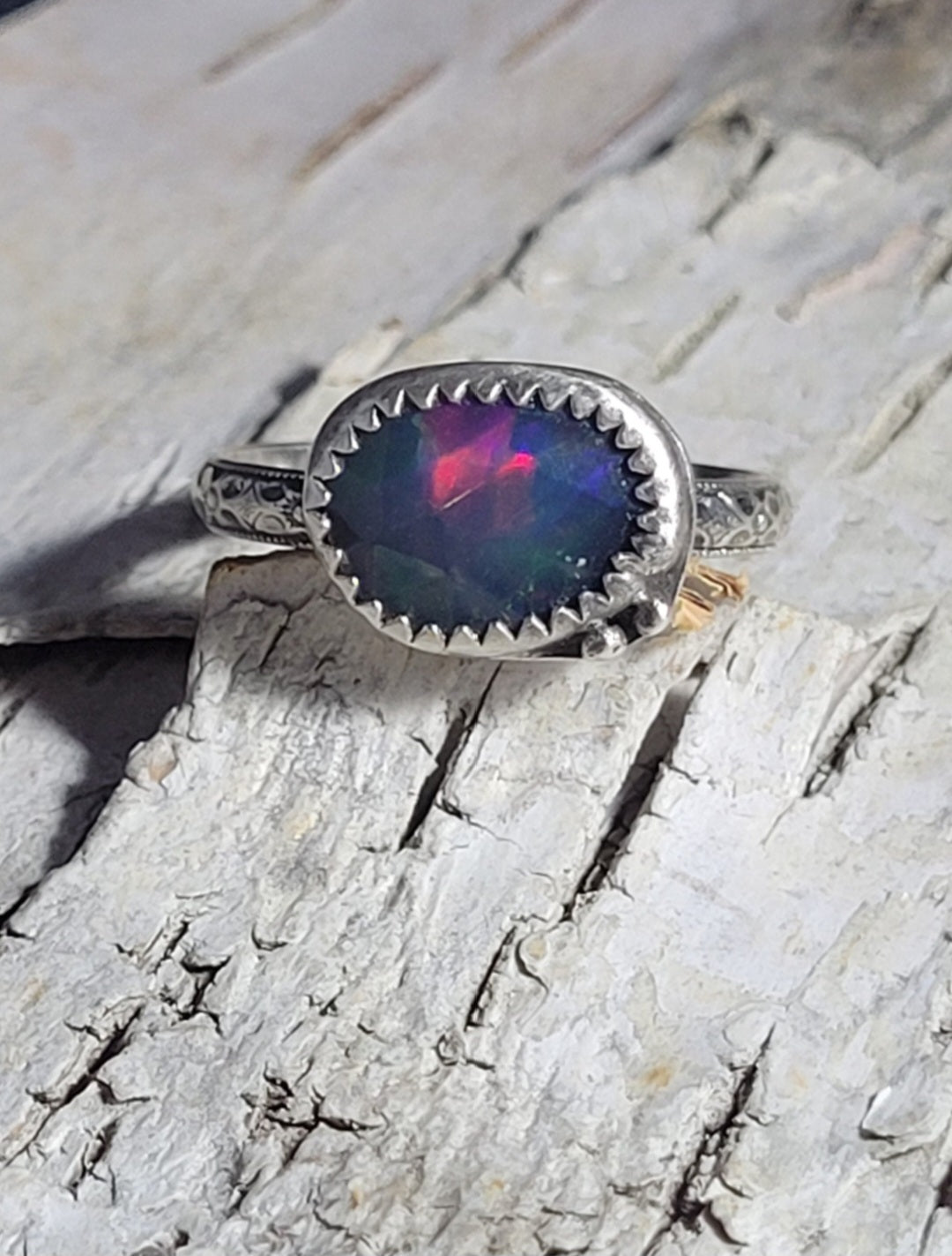 Smokey Opal Ring Size 10