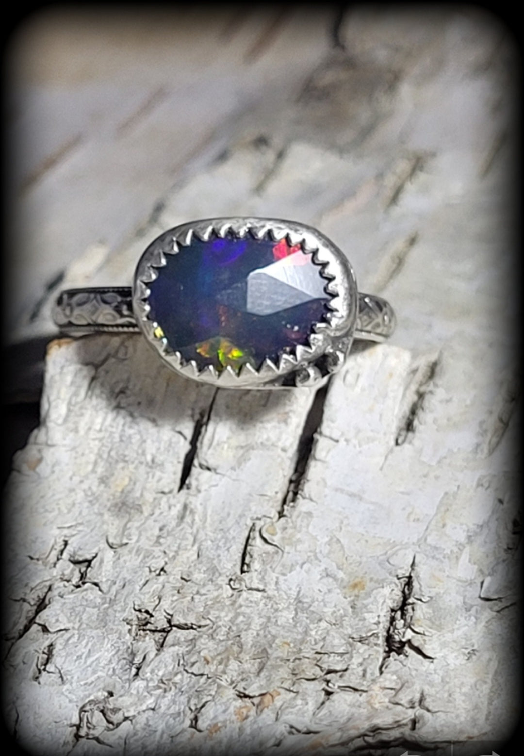 Smokey Opal Ring Size 10