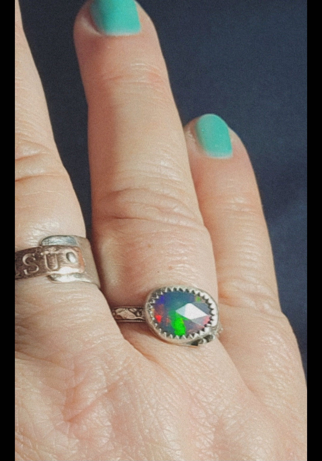 Smokey Opal Ring Size 10