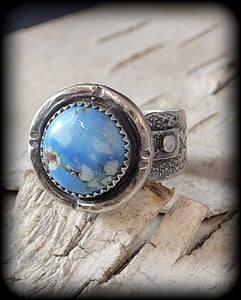 Desert Lavender Turquoise Ring- Size 10