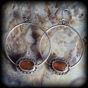 Orange Kyanite Earrings