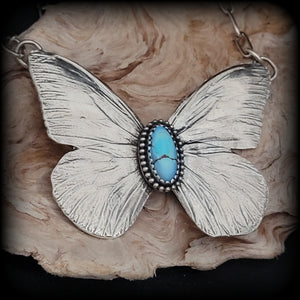 Golden Hills Turquoise Butterfly Necklace