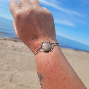 Petoskey Stone Cuff Bracelet