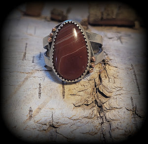 Lake Superior Agate Ring- Size 6