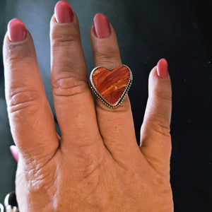 Rosarita Heart Ring- Size 7