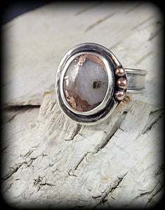 Copper Replacement Agate Ring Size 6.75