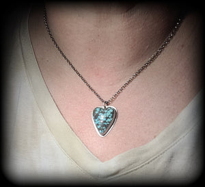 Treasure Mountain Turquoise Heart Necklace