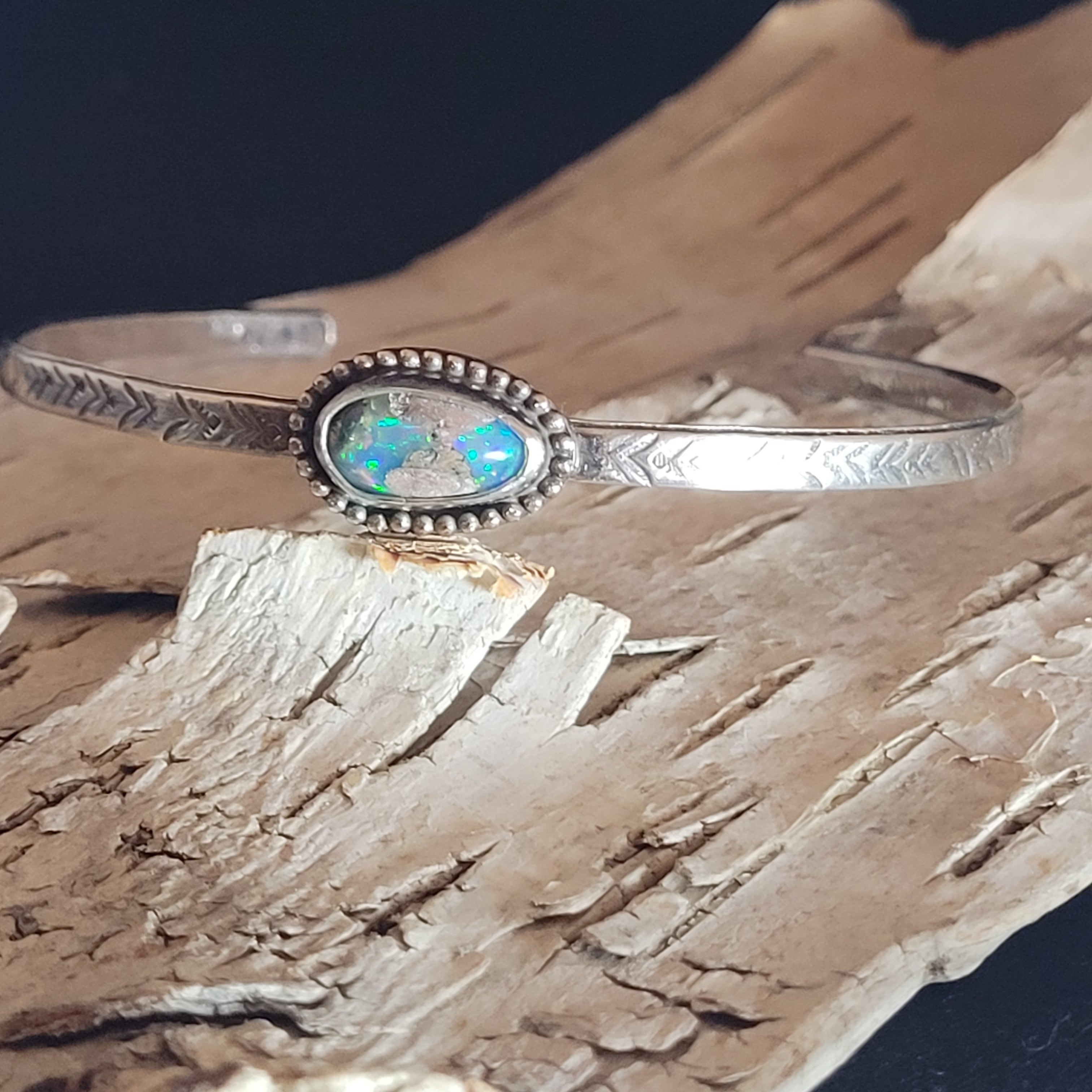 Matrix Opal Cuff Bracelet