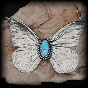 Golden Hills Turquoise Butterfly Necklace