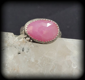 Pink Sapphire Ring Size 8