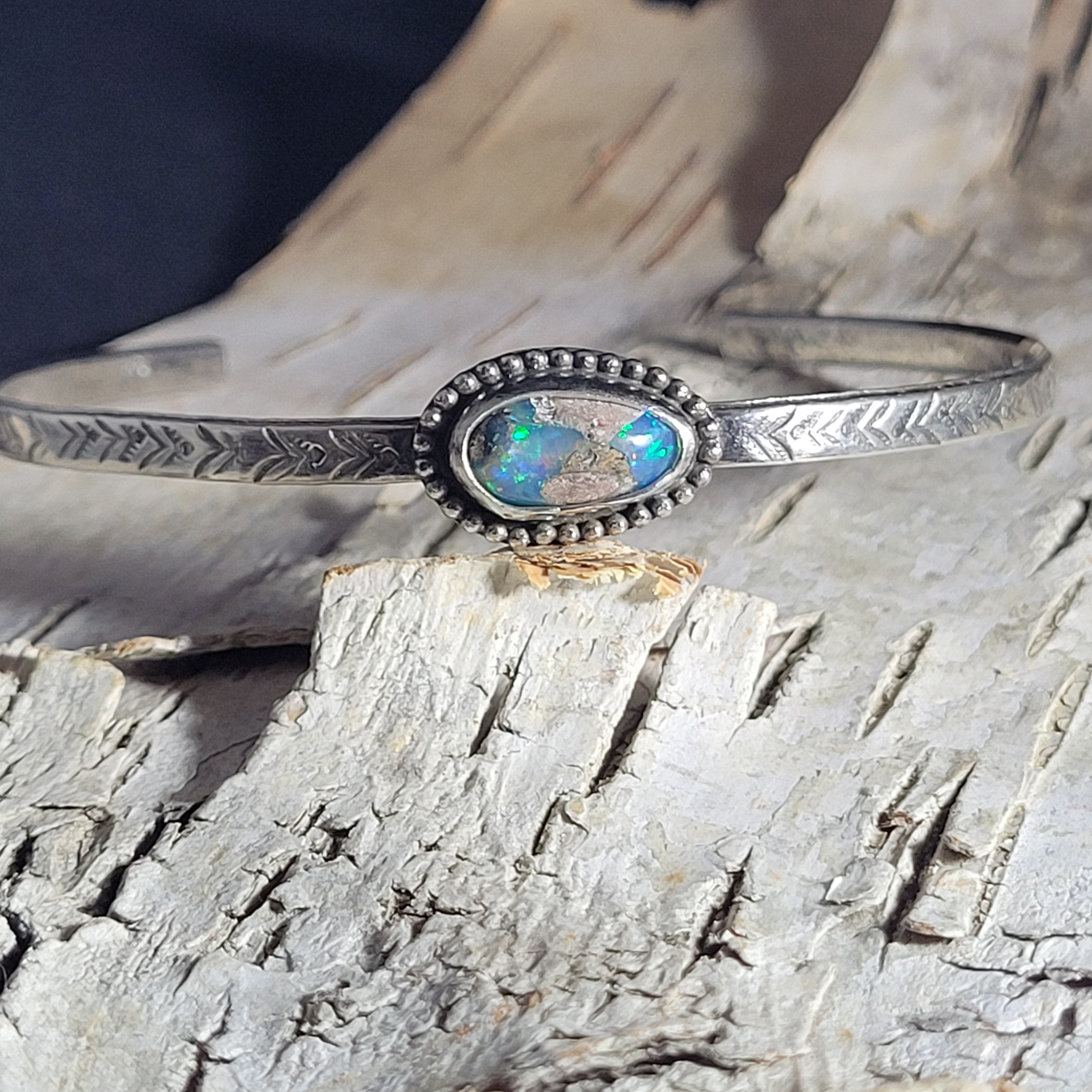 Matrix Opal Cuff Bracelet