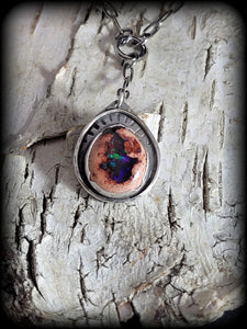 Mexican Matrix Opal Necklace