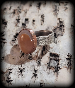 Lake Superior Agate Ring- Size 10