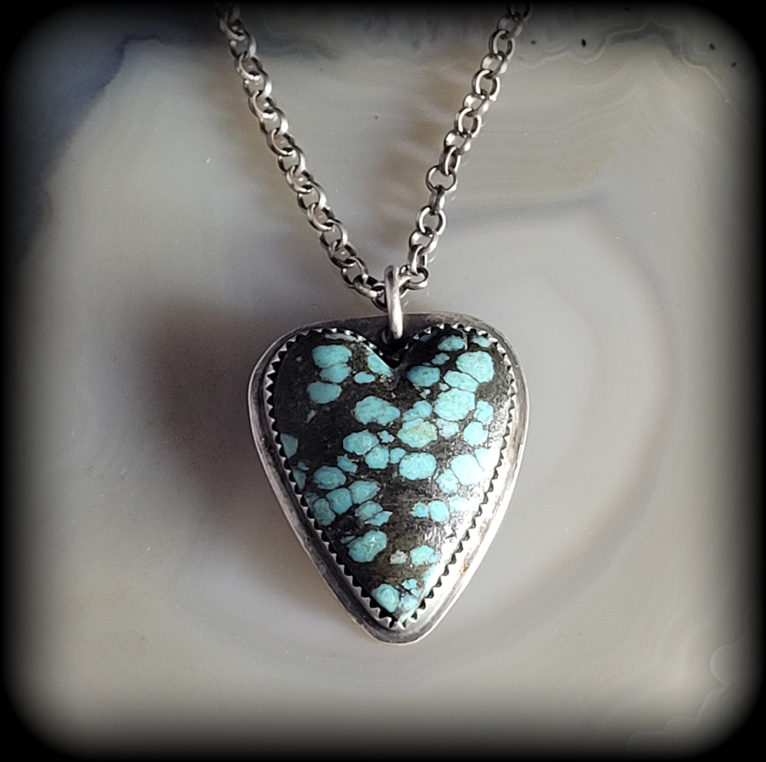 Treasure Mountain Turquoise Heart Necklace