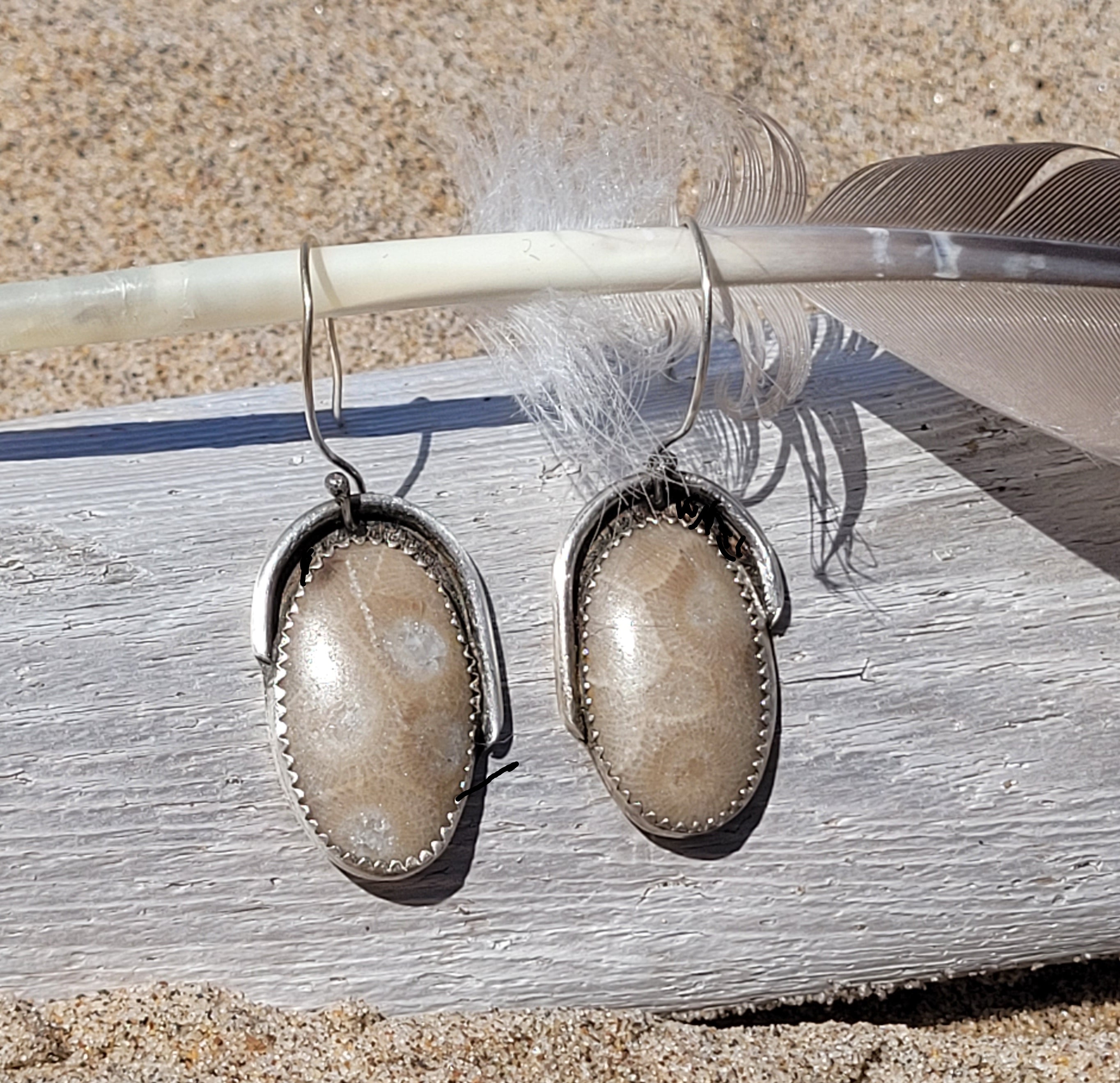 Petoskey Stone Earrings