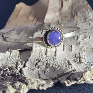 Tanzanite Stacker Cuff Bracelet