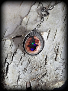 Mexican Matrix Opal Necklace