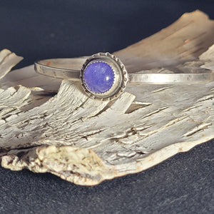 Tanzanite Stacker Cuff Bracelet