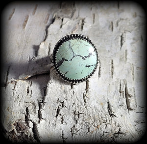 Mint Green Yungai Turquoise Ring Size 8