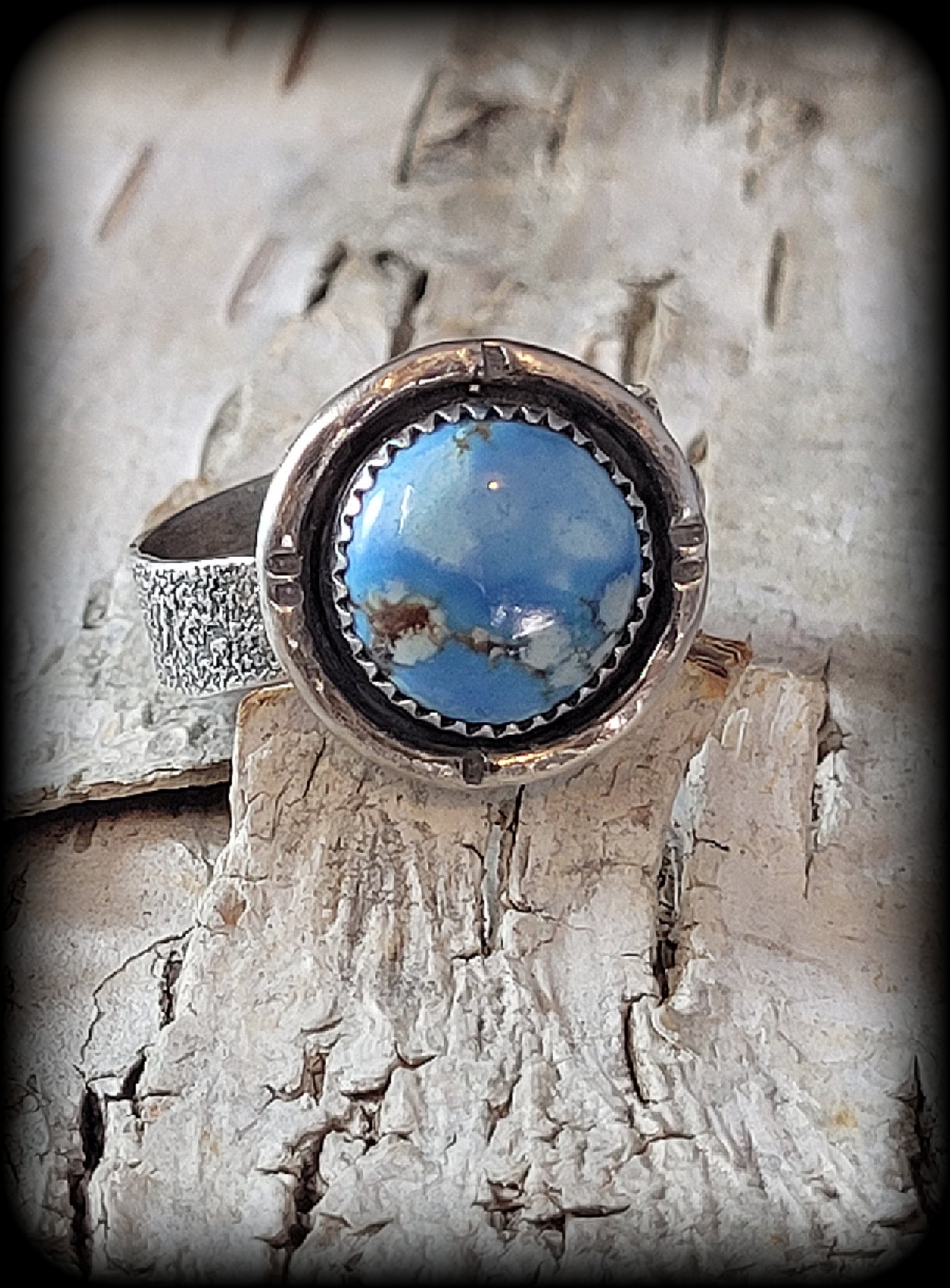 Desert Lavender Turquoise Ring- Size 10