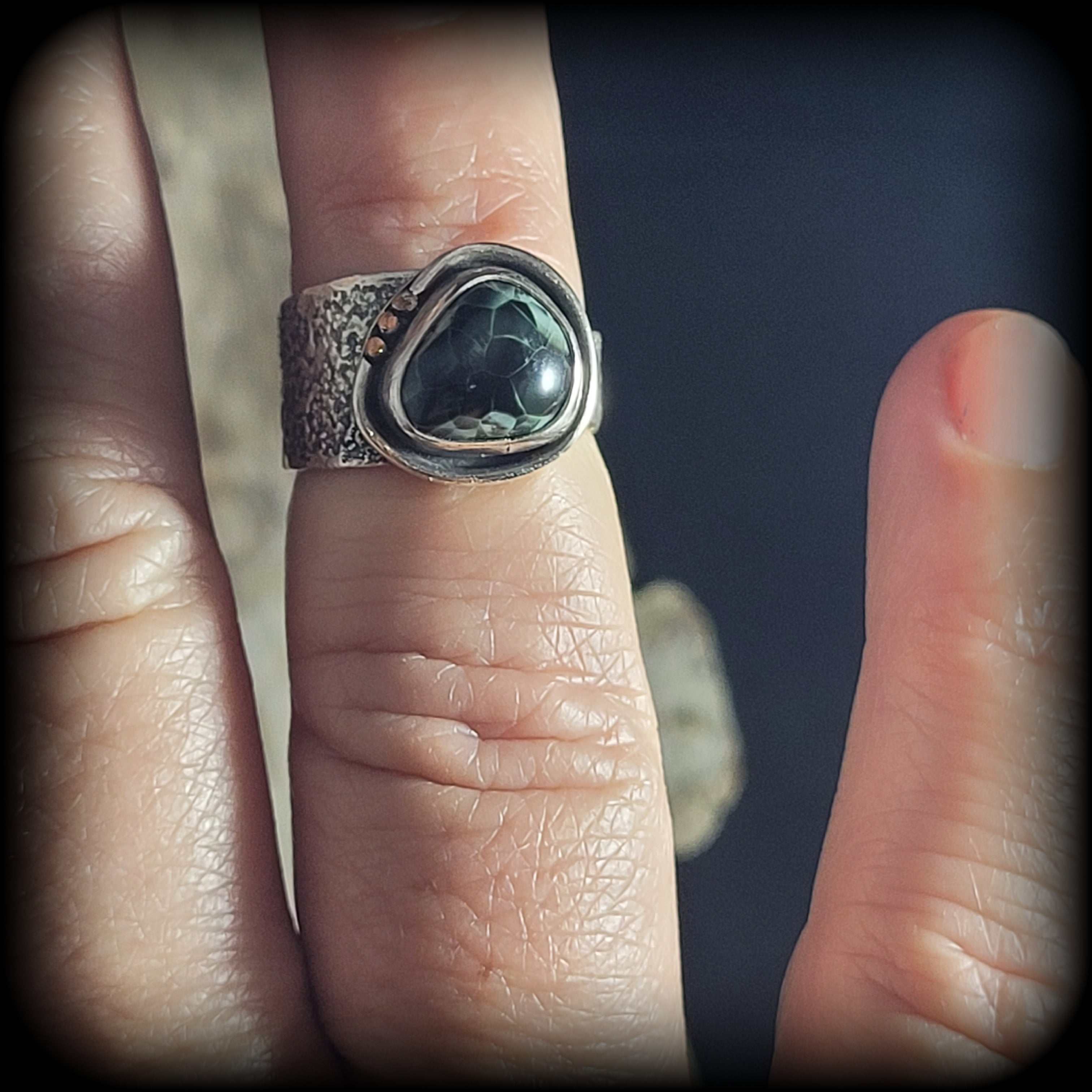 Keweenaw Greenstone Ring Size 5.75