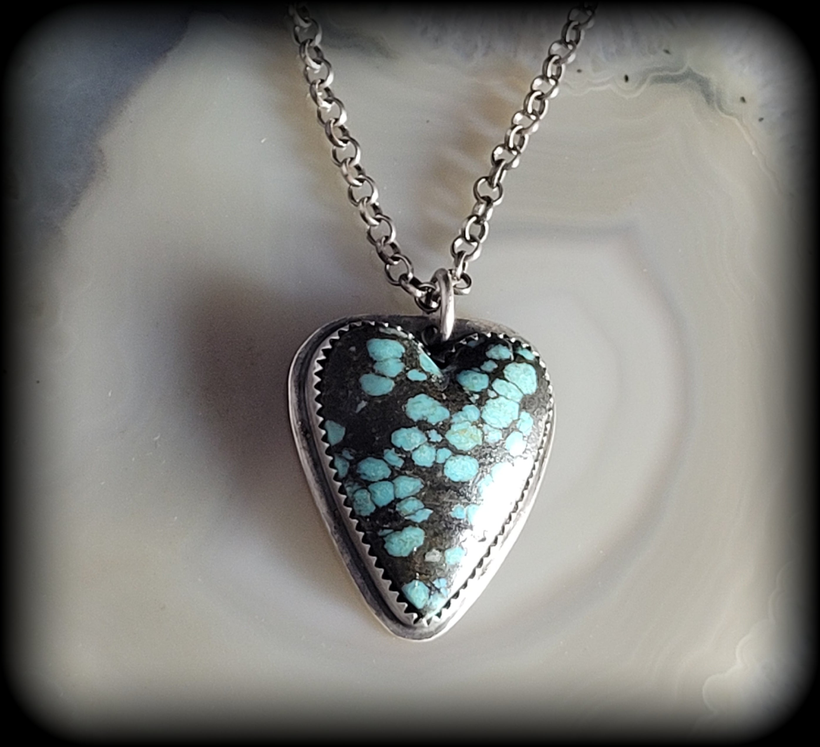 Treasure Mountain Turquoise Heart Necklace