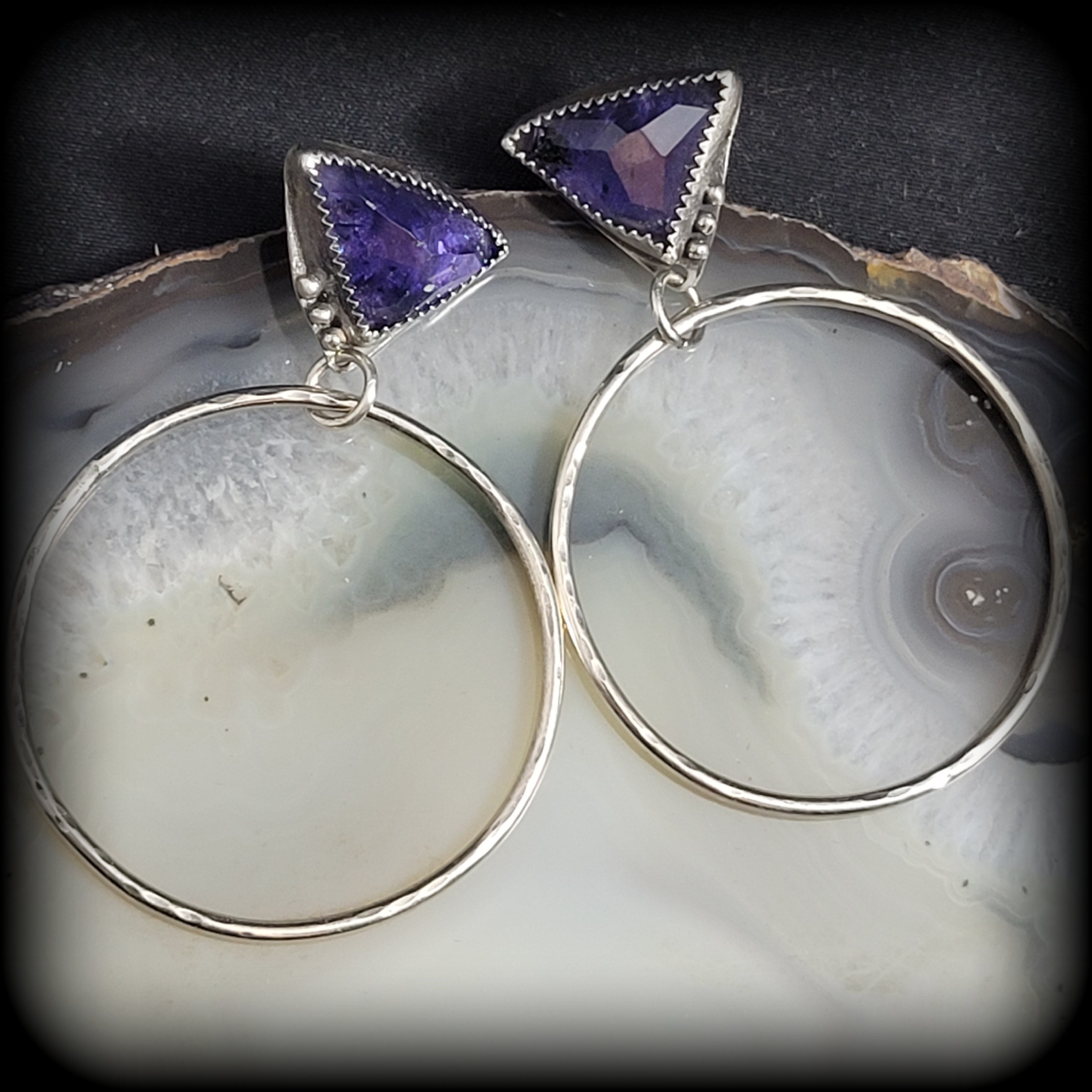 Iolite Earrings