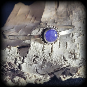 Tanzanite Stacker Cuff Bracelet