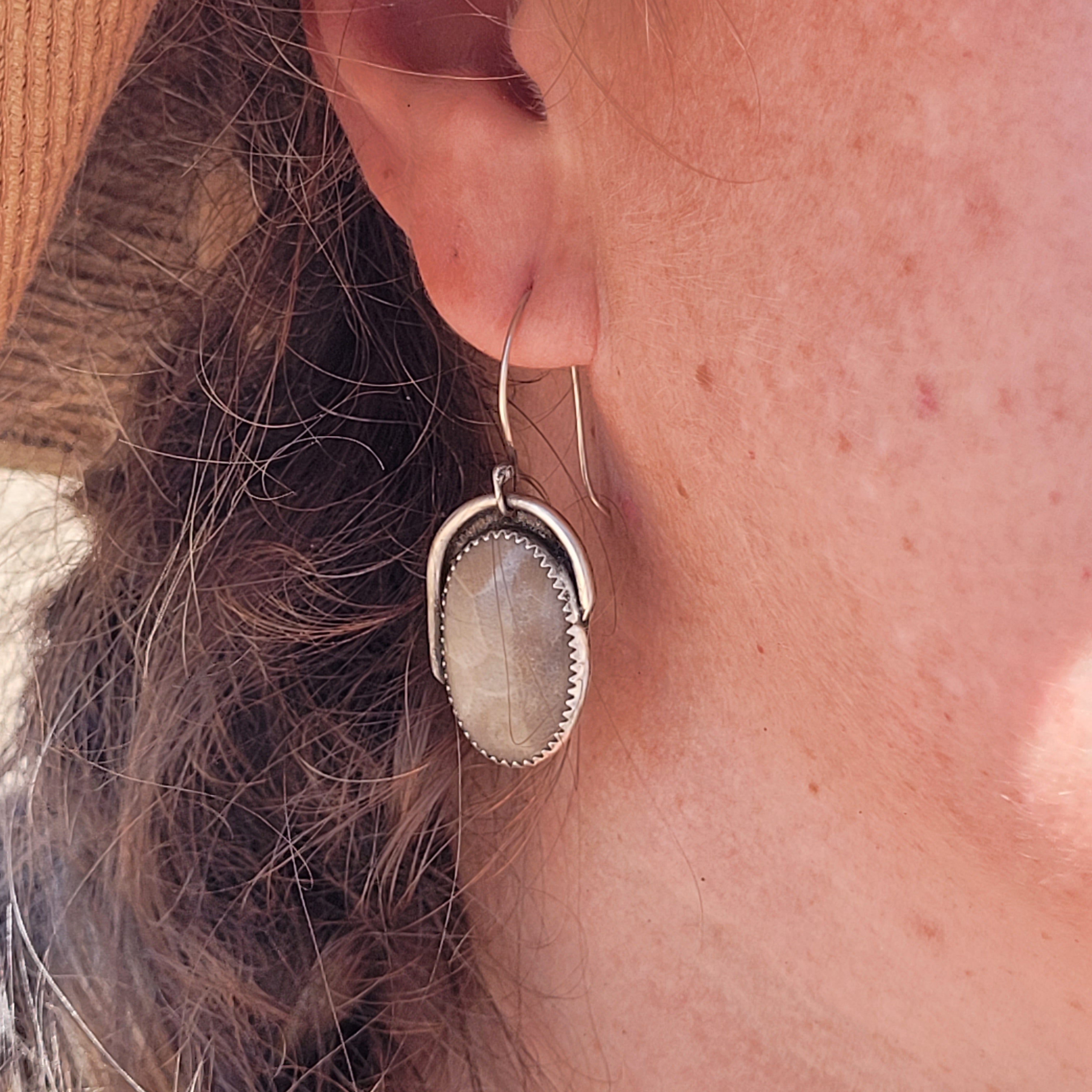 Petoskey Stone Earrings