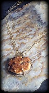 Druzy Citrine Necklace