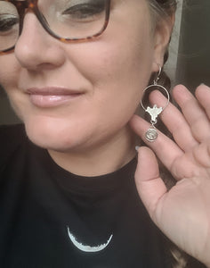 "Booya" Ghost Earrings