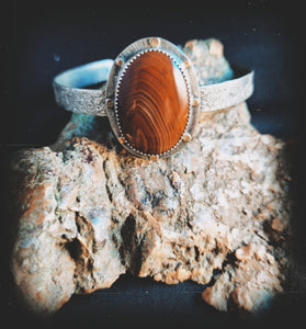 Lake Superior Agate Cuff